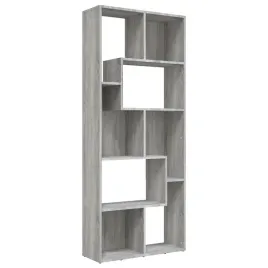 regal-na-ksiazki-z-materialu-drewnopochodnego-szary-dab-sonoma-67x24