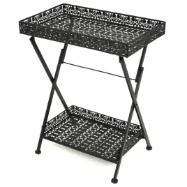 skladany-stolik-do-herbaty-vintage-z-koszem-metal-czarny-58x35x72-cm