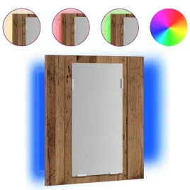 szafka-lazienkowa-z-lustrem-i-led-rgb-stare-drewno-40-x-12-x-45-cm