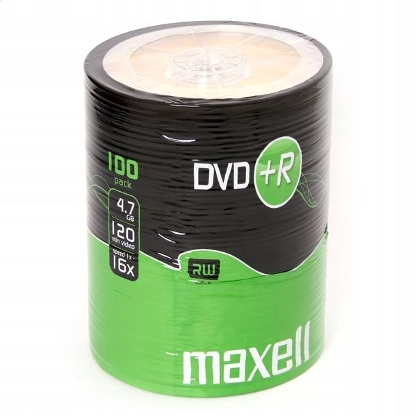 Płyta DVD Maxell DVD+R 4,7 GB 100 szt.