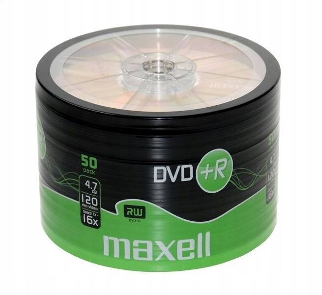 Płyta DVD Maxell DVD+R 4,7 GB 50 szt.