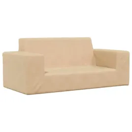 2-os-sofa-dla-dzieci-kremowa-miekki-plusz