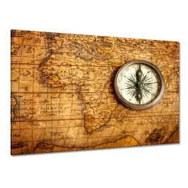 obrazy-225x160-stara-mapa-i-kompas-motyw-do-klasy-geografia