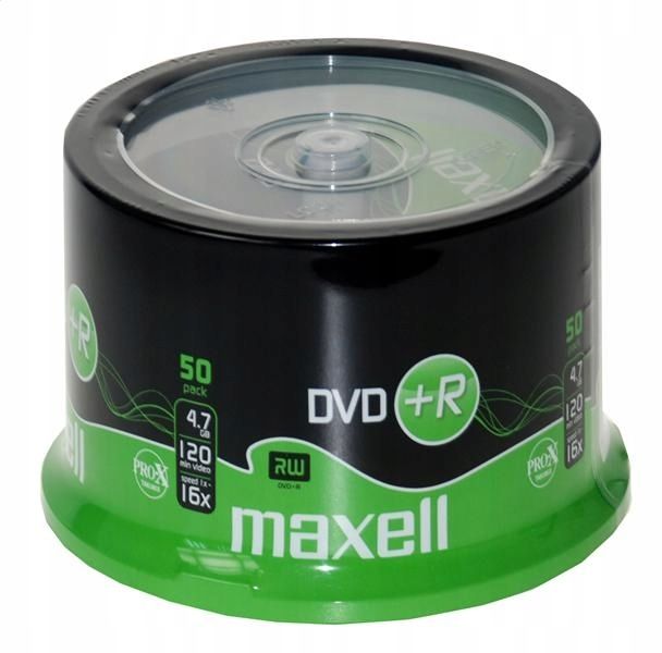 Płyta DVD+R 4,7 GB Maxell 50 szt.