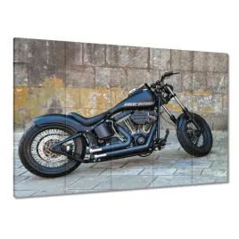 obrazy-225x160-harley-davidson-motocykl-czarny-mat