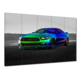 obrazy-225x160-teczowy-ford-mustang-usa