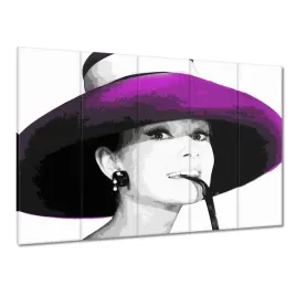 obrazy-225x160-hepburn-w-kapeluszu
