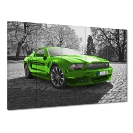 obrazy-225x160-zielony-ford-mustang-usa
