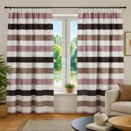 zaslona-gotowa-uszyta-na-tasmie-pasy-braz-roz-biel-170x250cm