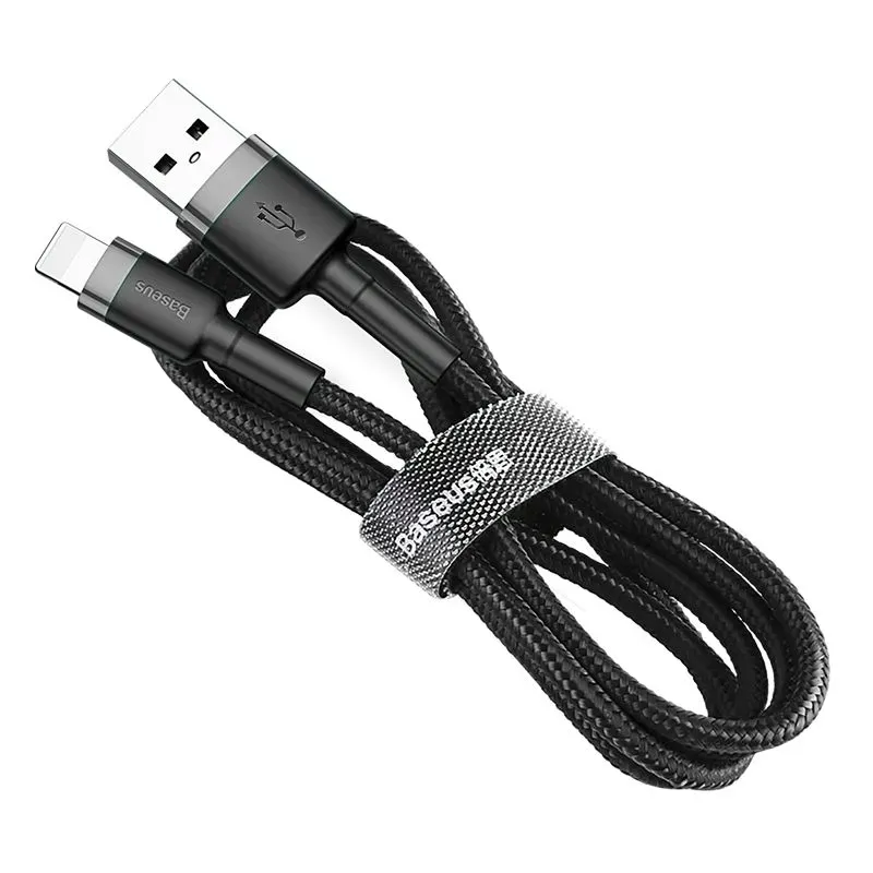 kabel-baseus-cafule-lightning-gray-black-1-5a-2m-stan-nowy