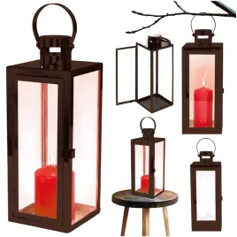 lampion-szklany-czarny-klasyczny-prosty-metal-49-cm