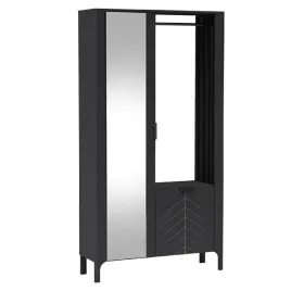 elegancka-garderoba-malumi-mm-11-czarny-mat-105-cm-z-frontem-w-jodelke