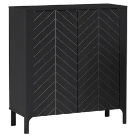 wysoka-komoda-malumi-mm-2-czarna-103-cm-2d-z-eleganckim-wzorem-w-jodelke