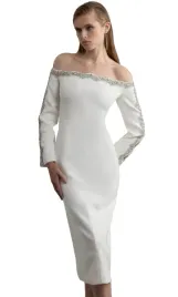 karen-millen-petite-biala-sukienka-midi-z-dlugimi-rekawami-40-b1c