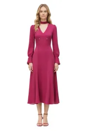 patrizia-pepe-rozowa-sukienka-midi-z-wiazaniem-przy-dekolcie-jedwab-42-i3a