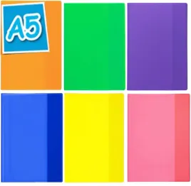 6x-kolorowe-okladki-a5-na-zeszyty-kazda-inna-przezroczyste-mocna-folia-pvc
