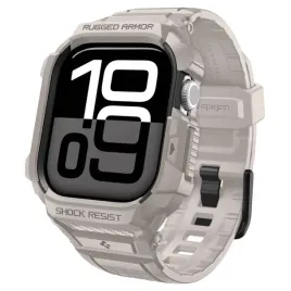 pasek-spigen-rugged-armor-pro-v2-na-apple-watch-46-mm-bezowy