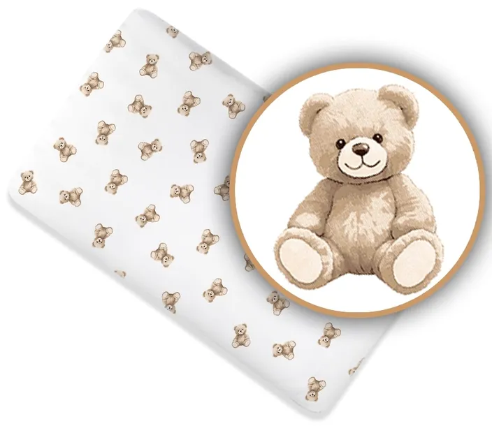 PRZEŚCIERADŁO BAWEŁNIANE DO DOSTAWKI 83x50 DO CHICCO NEXT2ME BAWEŁNA 100%
