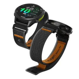 pasek-spigen-athlex-air-na-garmin-quickfit-22-mm-czarno-pomaranczowy
