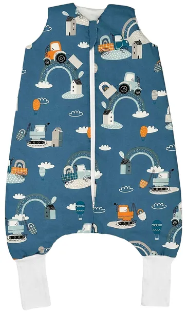 CAŁOROCZNY ŚPIWOREK Z NOGAWKAMI 92-104 M 2,5 TOG BAWEŁNA 100% ANKRAS