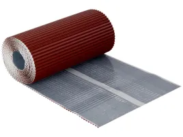parotec-tasma-kominowa-olowiana-2d-ryflowana-kolor-braz-ral-8017-wymiar-300-mm-x-5-m