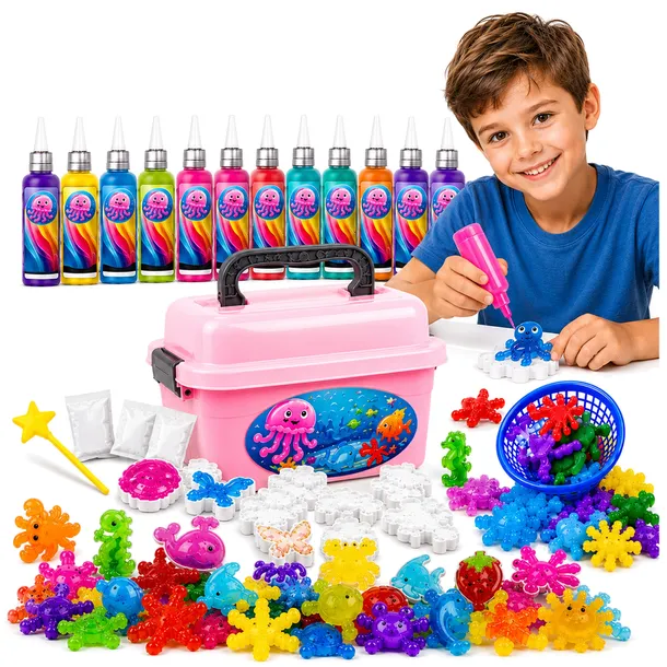 Magic Jelly XXL Klej Żele Wodne 3D Zestaw DIY Masa Plastyczna Dla Dzieci