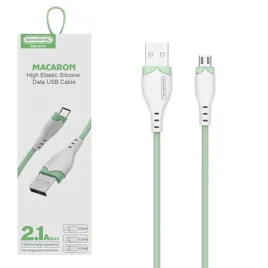 kabel-usb-micro-2-1a-somostel-zielony-2100mah-quick-charger-1-2m-powerline