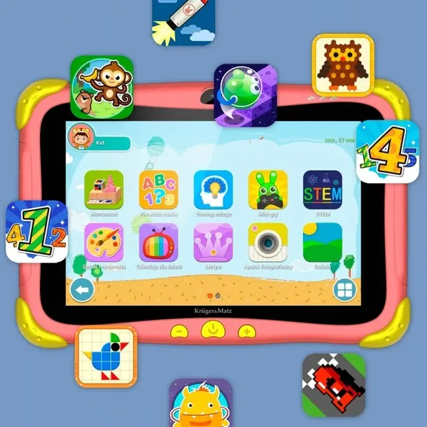 tablet-dla-dzieci-fun-808-czerwony-rodzaj-wyswietlacza-lcd-ips