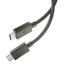 kabel-spigen-essential-eb6015cc-2x-usb-c-60w-150cm-ciemnoszary