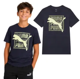 puma-koszulka-t-shirt-junior-152-cm-12-lat-granatowa
