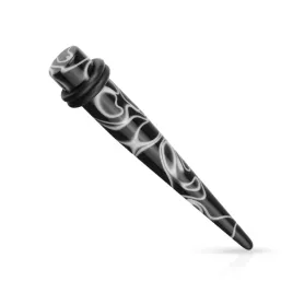 czarny-rozpychacz-do-uszu-3-mm-akryl-piercing4u-taper-piercing-do-ucha