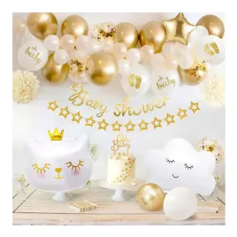 balony-na-przyjecie-baby-shower-dekoracja-zestaw-65-el-zloty-bialy