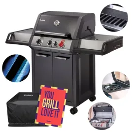 Zdjęcie produktu Grill gazowy Enders Monroe Black PRO 3K Turbo palnik boczny, GRATISY