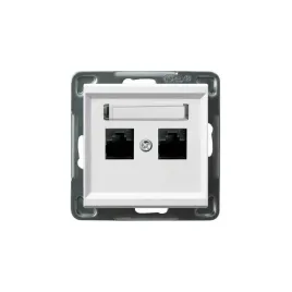 ospel-sonata-gniazdo-2xrj45-kat-5e-biale-gpk-2r-k-m-00-komputerowe
