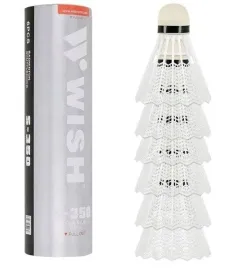 lotki-do-gry-w-badmintona-nylonowe-biale-wish-komplet-6-szt