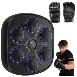 elektroniczna-tarcza-bokserska-bluetooth-na-sciane-z-glosnikiem-rekawice