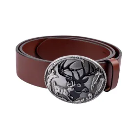 pasek-skorzany-bor-hunter-elegance-running-deer-silver-90