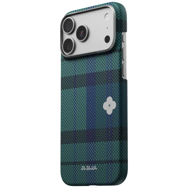 etui-do-iphone-17-pro-max-pitaka-flora-in-grid-forest-dawn-dedykowany-model-iphone-17-pro-max