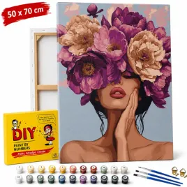 obraz-do-malowania-po-numerach-z-rama-kobieta-w-koronie-z-kwiatow-50x70-cm