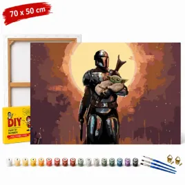 obraz-do-malowania-po-numerach-z-rama-mandalorian-z-baby-yoda-70x50-cm