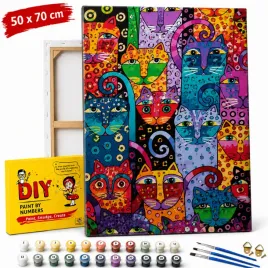 obraz-do-malowania-po-numerach-z-rama-kolorowe-koty-50x70-cm