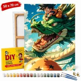 obraz-do-malowania-po-numerach-z-rama-dragon-ball-w-chmurach-50x70-cm