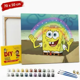 obraz-do-malowania-po-numerach-z-rama-spongebob-tecza-70x50-cm