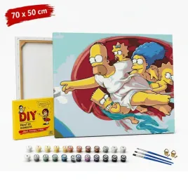 obraz-do-malowania-po-numerach-z-rama-simpsonowie-stworzenie-adama-70x50-cm