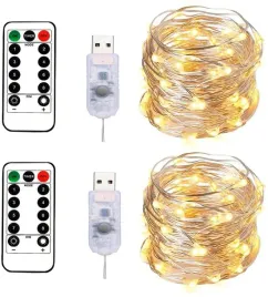 lancuch-swietlny-2x100-led-usb-pilot-zestaw-2-szt