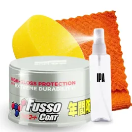 soft99-fusso-coat-12-month-light-wax-200g-zestaw-wosk-do-jasnego-lakieru