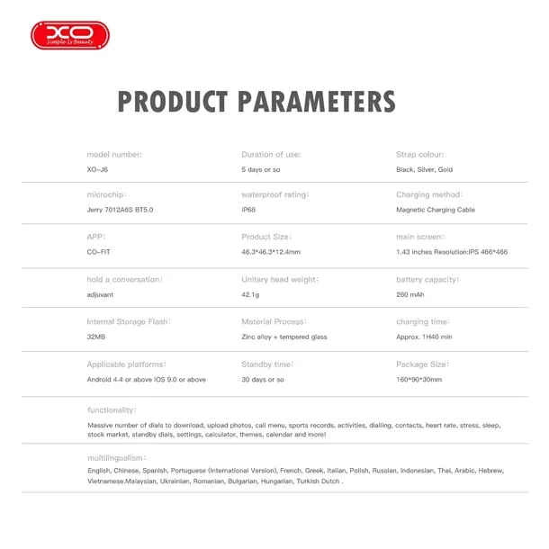 xo-smartwatch-j6-amoled-czarny-ekran-dotykowy-tak