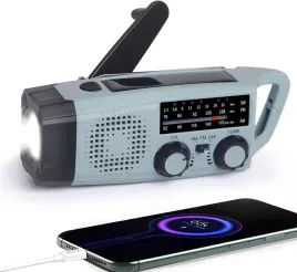 radio-przenosne-na-korbke-fm-solarne-dynamo-latarka-gemmac-zielone