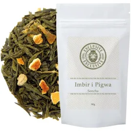 sencha-herbata-zielona-lisciasta-50g-imbir-pigwa-naturalna-aromatyczna
