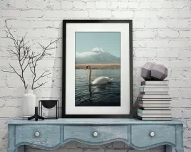 run-helix-ramka-drewniana-60x40-cm-czarna-z-passe-partout